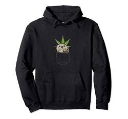 Sea Otter Smoking Weed Cannabis Blunt 420 THC Stoner Gift Pullover Hoodie von Weed Clothes Cannabis Marijuana 420 Pot-head Gifts