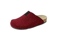 Weeger Bio-Hausschuh-Pantoffel Tweed Bordo Gr. 40 von Weeger