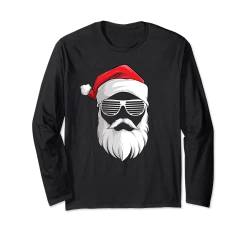 Cooler Nikolaus Weihnachten Xmas Santa Claus Weihnachtsmann Langarmshirt von Weihnachten Familie Bekleidung Damen Herren Kinder