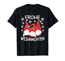 Frohe Weihnachten Lustige Weihnachtswichtel Wichtel Xmas Kurzarm T-Shirt von Weihnachten Familie Bekleidung Damen Herren Kinder