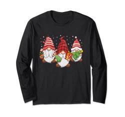 Frohe Weihnachten Wichtel Christmas Gnome Xmas Langarmshirt von Weihnachten Familie Bekleidung Damen Herren Kinder