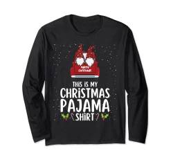 Weihnachten Pyjama Schlafanzug Oberteil Schlafshirt Langarmshirt von Weihnachten Pyjama Schlafanzug Schlafshirt