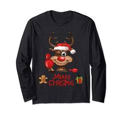 Weihnachts Shirt Feiertage Geschenk Geschenkidee Nikolaus Langarmshirt von Weihnachts Feiertage Geschenk Geschenkidee Santa