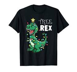 Baum Rex Dinosaurier Weihnachten Santa Shirt T-Rex Kids Men T-Shirt von Weihnachts-Shirts T-Shirts von MK