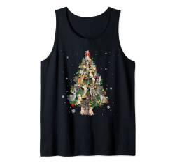 Cat Katze Weihnachten Katzen Baum Lichter Lustiges Geschenk Tank Top von Weihnachts-Shirts T-Shirts von MK