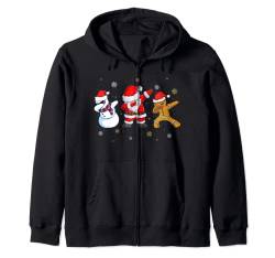 Tanzender Santa Claus - Dabbing Weihnachtsmann Weihnachten Kapuzenjacke von Weihnachts-Shirts T-Shirts von MK