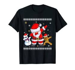 Weihnachten Dabbing Weihnachtsmann Kinder Männer Geschenk T-Shirt von Weihnachts-Shirts T-Shirts von MK