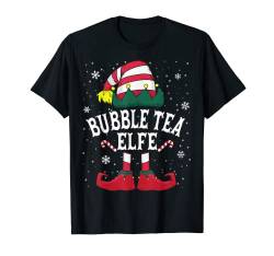 Bubble Tea Elfe Tshirt Weihnachten Familie Elf Christmas T-Shirt von Weihnachtsshirt Elf Familien Outfit Partnerlook