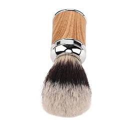 Rasierwerkzeug, Bart-Rasierpinsel mit synthetischen Borsten, tragbar, weich, leicht zu reinigen, für die Reise, für den Salon für Männer von Weikeya