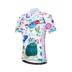 Radtrikot Kinder Fahrrad Top Kinder Fahrrad MTB Shirt Junge Mädchen Mountain Road Bekleidung Rennrad Outfits Bunt S von Weimostar