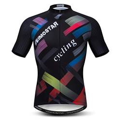 Weimostar Radfahren Jersey Männer Fahrradhemd MTB Tops Mountain Road Kleidung Fahrradjacke Sommer Rennrad Bluse lila XXXL von Weimostar