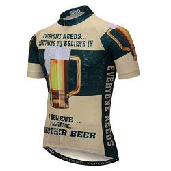 Weimostar Radtrikot MTB-Jersey-Reißverschluss Kurzarm Radtrikot Herren Mountain Road Bekleidung Fahrrad-Oberhemden Sommer Pro Team Outdoor Sports Rennrad Trikot für Männer atmungsaktiv Größe XL von Weimostar