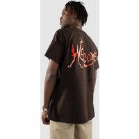 Welcome Twin Spine Printed T-Shirt dark chocolate von Welcome