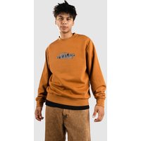 Welcome Vortex Pigment-Dyed Crew Sweater brown von Welcome