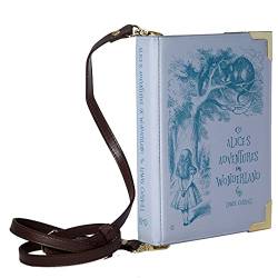 Well Read Alice im Wunderland Handtasche für Literaturliebhaber - Handtasche Damen Umhängetasche für Bücherfreunde von Well Read