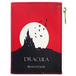Well Read Dracula Geldbörse für Literaturliebhaber - Kartenbörse für Damen Münzbörse für Buchfreunde von Well Read