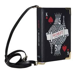 Well Read Hamlet Handtasche für Literaturliebhaber - Handtasche Damen Umhängetasche für Bücherfreunde von Well Read