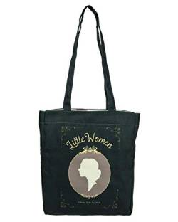 Well Read Little Women Schultertasche für Literaturliebhaber - Wiederverwendbare Tragetasche für Damen Buchfreunde von Well Read