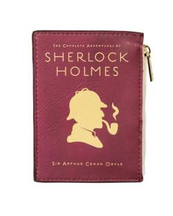 Well Read Sherlock Holmes Geldbörse für Literaturliebhaber - Kartenbörse für Damen Münzbörse für Buchfreunde von Well Read