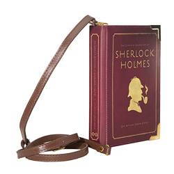 Well Read Sherlock Holmes Handtasche für Literaturliebhaber - Handtasche Damen Umhängetasche für Bücherfreunde von Well Read