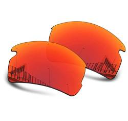 Well-aimed Ersatzgläser kompatibel mit Oakley Flak 2.0 OO9295 Sonnenbrillen – weitere Optionen, Rotes Iridium, polarisiert, EinheitsgröÃŸe von Well-aimed