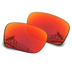 Well-aimed Ersatzgläser kompatibel mit Oakley Holbrook OO9102 Sonnenbrillen - weitere Optionen, Rotes Iridium, polarisiert, EinheitsgröÃŸe von Well-aimed