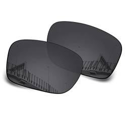 Well-aimed Ersatzgläser kompatibel mit Oakley Holbrook OO9102 Sonnenbrillen - weitere Optionen, Schwarz polarisiert, EinheitsgröÃŸe von Well-aimed