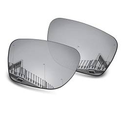 Well-aimed Ersatzgläser kompatibel mit Oakley Sylas OO9448 Sonnenbrillen – weitere Optionen, Silber Iridium polarisiert, EinheitsgröÃŸe von Well-aimed