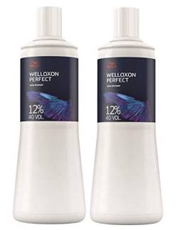 2er Welloxon Perfect 12% Wella Professionals Oxidant H2O2 für Koleston und Color Touch 1000 ml von Wella Professionals