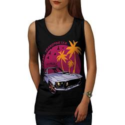 Wellcoda Mustang Auto Frau Tank Top Automobil Athletisches Sport-Shirt von Wellcoda