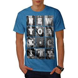 Wellcoda Neu York Stadt Foto Männer T-Shirt, Zustand  Grafikdesign gedruckt Tee von Wellcoda