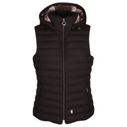 Wellensteyn Italy Vest Hood Damen Weste soft black M von Wellensteyn