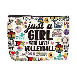 Wenboco Soccer Makeup Bag Soccer Gifts Soccer Stuff Birthday Friendship Gifts for Women, Mehrfarbig419, 9.7"W x 7"H von Wenboco