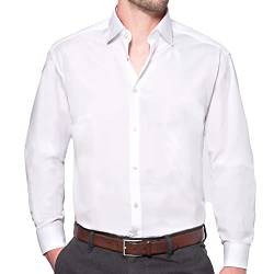 Wendler Hemd Herren Regular Fit I Premium Herren Hemd Langarm Regular Fit I Gr.39 I Business-Hemd mit Kent-Kragen aus 100% Baumwolle I Hochwertige Herren-Bekleidung I Made in Europe I Weiß von Wendler