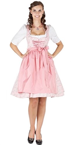 13021 Wenger Dirndl Olivia 60er rosa Size 42 von Wenger Austria