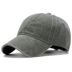 Wennmole Unisex Baseballkappe Outdoor Baseball Cap Verstellbar Erwachsenen Mütze Sport Cool Mode Baseballmütze für Damen Herren (Armee-grün) von Wennmole