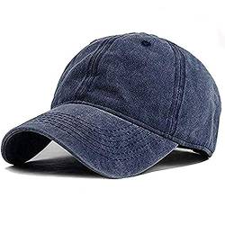 Wennmole Unisex Baseballkappe Outdoor Baseball Cap Verstellbar Erwachsenen Mütze Sport Cool Mode Baseballmütze für Damen Herren (Marine) von Wennmole