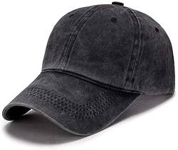 Wennmole Unisex Jungen Mädchen Mütze Baseball Cap Hut Baby Kleinkind Kinder Kappe (schwarz, 2-7 Jahre) von Wennmole