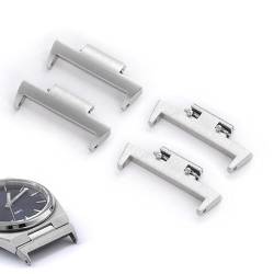 Wentokye Schnellverschluss-Uhrenarmbandadapter, 12 mm, kompatibel mit Tissot PRX Powermatic 80, 40 mm, Uhrenarmbandzubehör, Verbindungsleiste von Wentokye