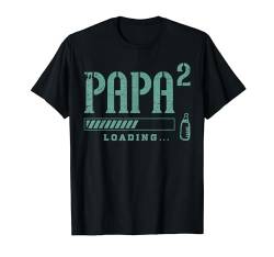 Werdender Papa Zwillinge, 2. Kind, Baby Ankündigung Papa T-Shirt von Werdender Papa - Content Design Studio