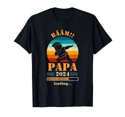 Ich Werde Papa . Baby Ankündigung Papa loading 2024 T-Shirt von Werdender Papa - Geschenke für werdende Väter