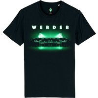 Werder Bremen T-Shirt - Weserstadion - S - für Männer - Größe S - schwarz von Werder Bremen