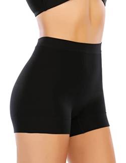 Nahtlose Shapewear Shorts für Frauen Bauchkontrolle Knickers Shaping Unterwäsche Slimming Boxershorts, #1 Schwarz (Lichtsteuerung), 42 von Werena