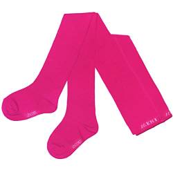 Weri Spezials Baby und Kinder Strumpfhose Baumwolle für Mädchen UNI Glatt in mehreren Farben (134-146, Pink) von Weri Spezials