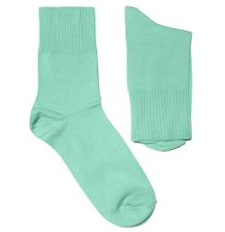 Weri Spezials Damen Gesundheits Socken Baumwolle mit weichem Gummirand Diabetiker (35-38, Pfefferminz) von Weri Spezials