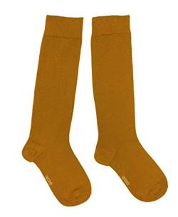 Weri Spezials Damen Kniestrümpfe in hochmodischen Farben - Gute Passform und weiche Baumwolle (39-42, Curry) von Weri Spezials