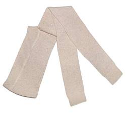 Weri Spezials Damen Leggings Baumwolle - Warm und Modisch - in verschiedenen Muster- und Farbvariationen. (42-44, Beige meliert) von Weri Spezials