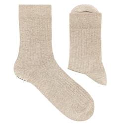 Weri Spezials Damen Socken Casual Rippe aus Baumwolle in mehreren Natur Farben (35-38, Natur) von Weri Spezials