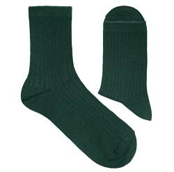 Weri Spezials Damen Socken Casual Rippe aus Baumwolle in mehreren Natur Farben (35-38, Platane) von Weri Spezials