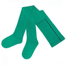 Weri Spezials Damenstrumpfhose Blickdicht Baumwolle in mehreren Farben-modisch und klassisch. (50-52, Smaragd) von Weri Spezials